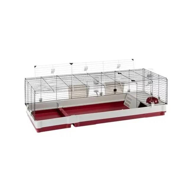 Rabbit Cage Krolik 160 Gray Red 162 x 60 x 50 cm