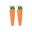 Toy Carrot 13cm Set of 2