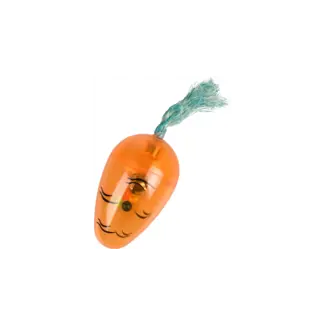 Flamingo Carrot rattle with bell - 4 cm