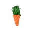Toy Carrots Legou Set of 3, 9cm