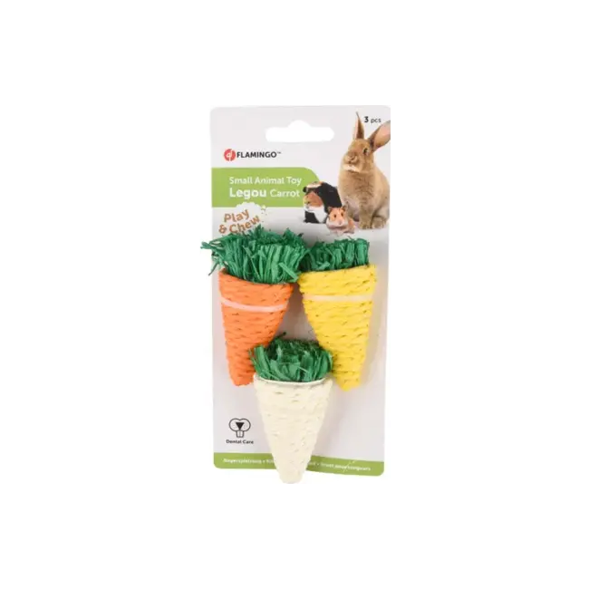 Speelgoed worteltjes Legou 3st 9cm