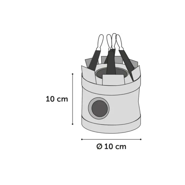 Clavio Hanging Basket 10 x 10 x 10 cm
