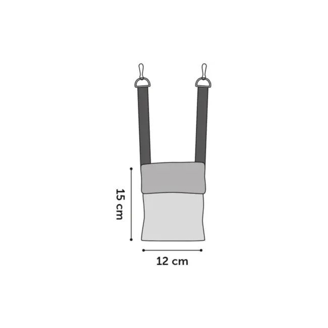 Clavio Hanging Pouch 12 x 15 x 2cm