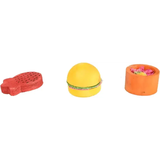 Toy Bernie Strawberry Hamburger Jar Multicolored