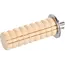 Flamingo Knabbelhout Majs - Houten tandenknabbelaar voor knaagdieren - 7,5 × 2,5 cm, beige