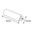 Flamingo Knabbelhout Majs - Houten tandenknabbelaar voor knaagdieren - 10 × 3,5 cm