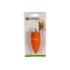Flamingo Knaaghout Wortel Caro - Houten tandenknabbelaar in wortelvorm voor knaagdieren - 7,5 × 2 cm