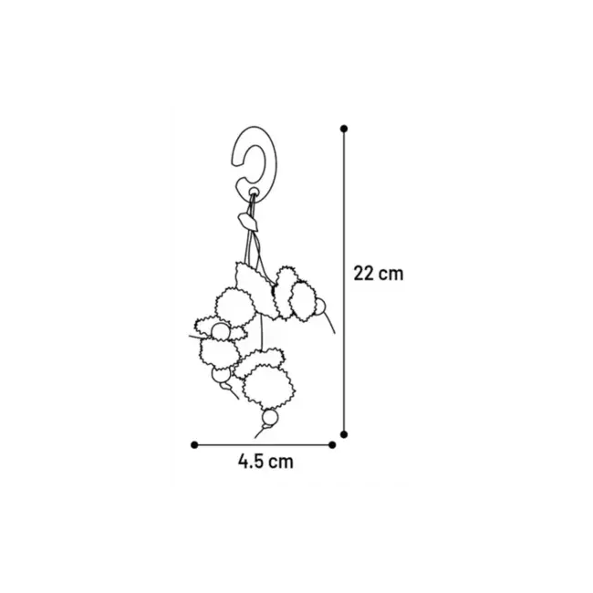 Speelgoed hanger Jao 22cm