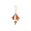 Flamingo Speelgoed Hanger Mareb - Knabbelbare hanger van gras, loofah, maïsbladeren en hout voor knaagdieren - 14 cm