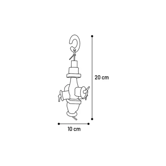 Toy pendant Oda 20cm