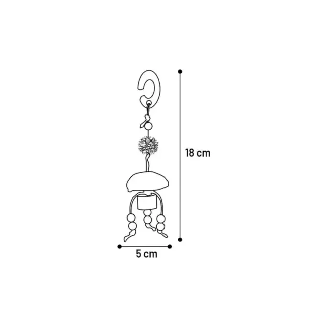 Speelgoed hanger Rado 18cm