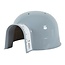 Plastic igloo - House for guinea pigs and other rodents - 30 x 26.5 x 17 cm - Grey