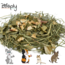 Zooply Herb Hay mix package - Different types of herb hay in a box - 4 x 1 kg