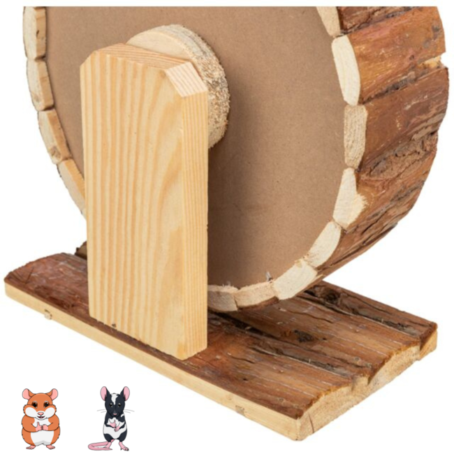 Bark Wood Walking Wheel Ø 23 cm