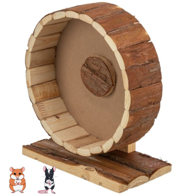 Bark Wood Walking Wheel Ø 23 cm