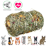 Hooibaal met bloesemmix - Snack voor konijnen en cavia's - ø 10 × 18 cm - 200 gram