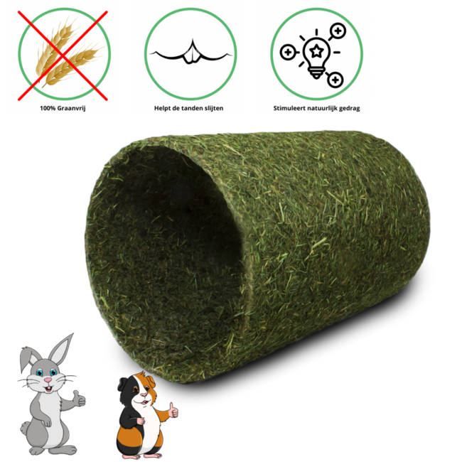 JR Farm Rodent Hay Tunnel Large, 750 grams