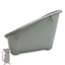 Corner toilet with mounting hooks - for rats and ferrets - 35 x 24 x 19 cm - Grey