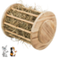 Round hay rack with lid to place on the ground - Hay rack for rabbits and guinea pigs - ø 20 × 23 cm - Flamed wood