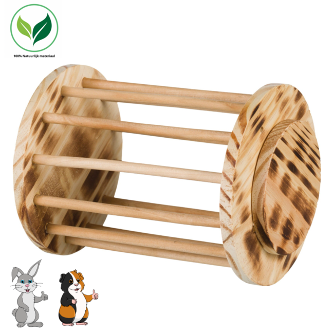 Hay roll with lid ø 15 × 19 cm