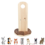 Water bottle holder for water bottles - Water bottle holder for rabbits and rodents - ø 18 × 30 cm - Bark wood