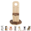 Water bottle holder for water bottles - Water bottle holder for rabbits and rodents - ø 18 × 30 cm - Bark wood