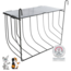 Hanging hay rack - Metal hay rack for rabbits and guinea pigs - 25 × 18 × 12 cm - Black