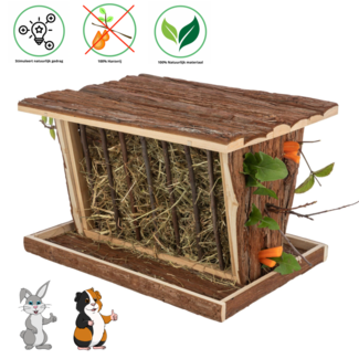 Trixie Standing Hay Feeder with Bottom and Lid 40 x 22 x 30 cm