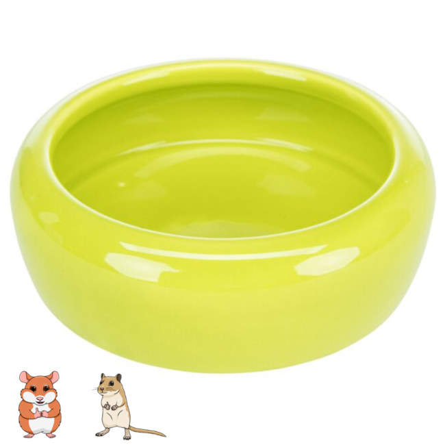 Keramisch zandbad voor hamsters en gerbils - ø 13 cm - Diverse kleuren