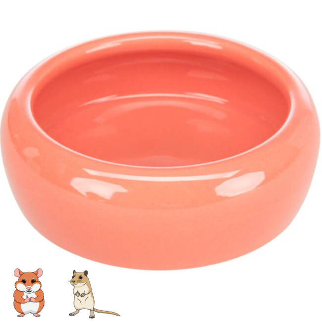 Keramisch zandbad voor hamsters en gerbils - ø 13 cm - Diverse kleuren