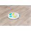 Flip board - Enrichment game for rabbits and rodents - ø 23 cm - Grey