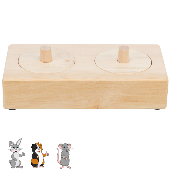 Snack box with lid 14 x 3 x 7 cm