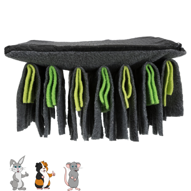 Snuffle Mat 27 x 20 cm, Gray/Green