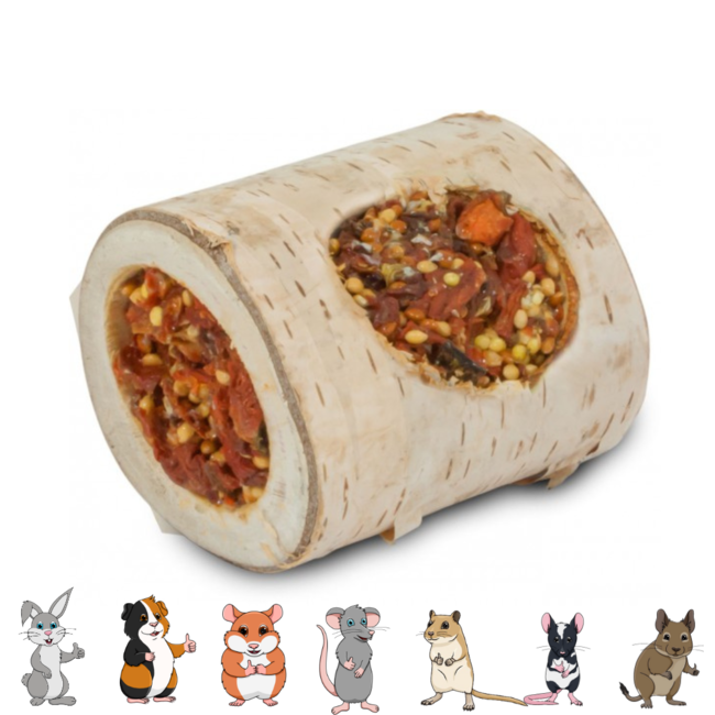JR Farm Rodent Chew Roll Wood with Carrot, 150 grams