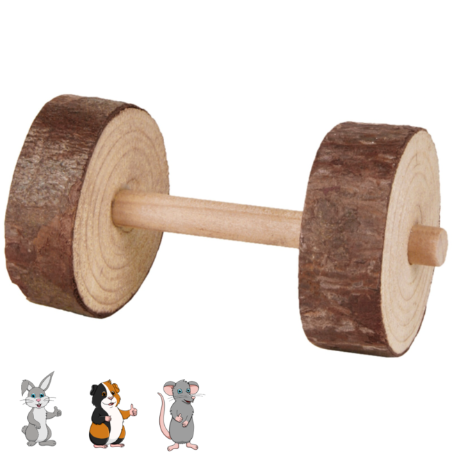 Set of dumbbells ø 4.5 × 9 cm, 2 pieces.