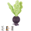Trixie Set Aardbei/Rode Biet - Knaagmateriaal voor konijnen en knaagdieren - 6/9 cm