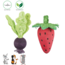 Set of Strawberry/Red Beet 6/9 cm