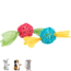 Set rotan ballen met papieren lint ø 4 × 13 cm