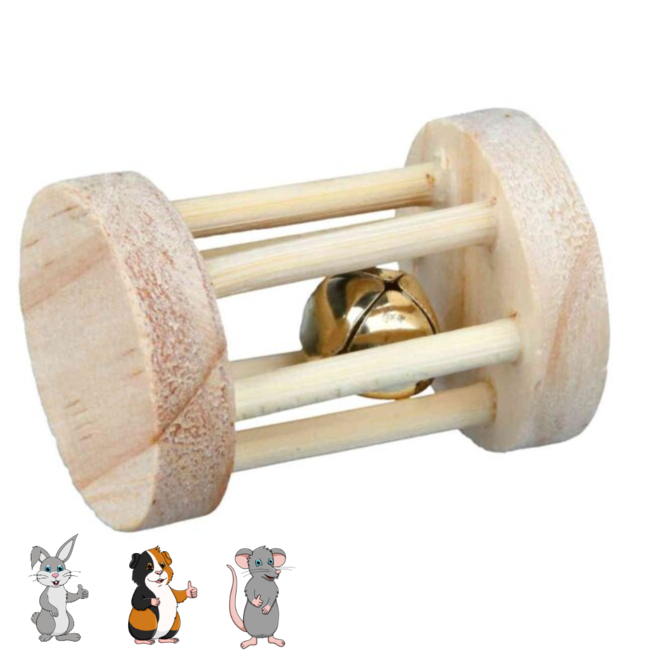 Wooden Play Roll ø 3.5 × 5 cm