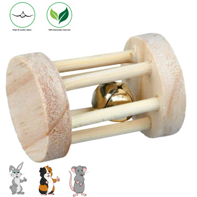 Wooden Play Roll ø 3.5 × 5 cm