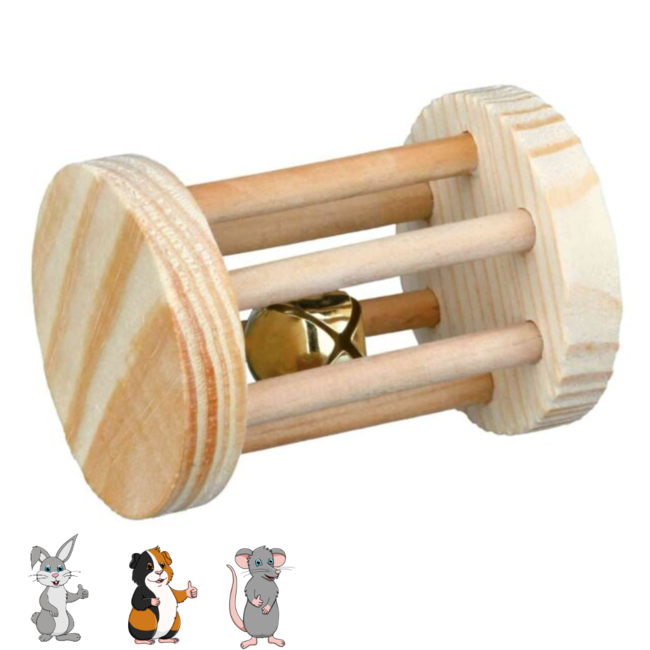 Wooden Play Roller ø 5 × 7 cm