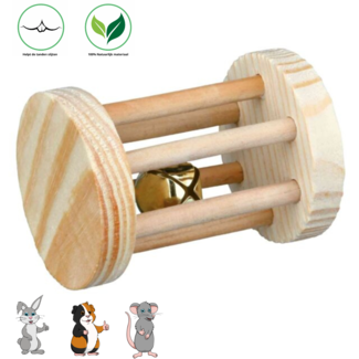 Trixie Wooden Play Roller ø 5 × 7 cm