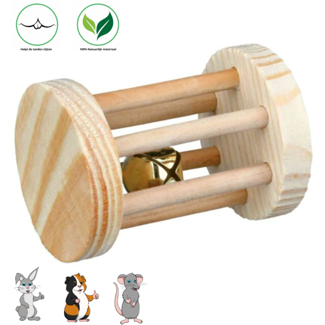 Wooden Play Roller ø 5 × 7 cm