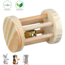 Play roll with bell - Toy for rabbits and rodents - ø 5 × 7 cm - Wood