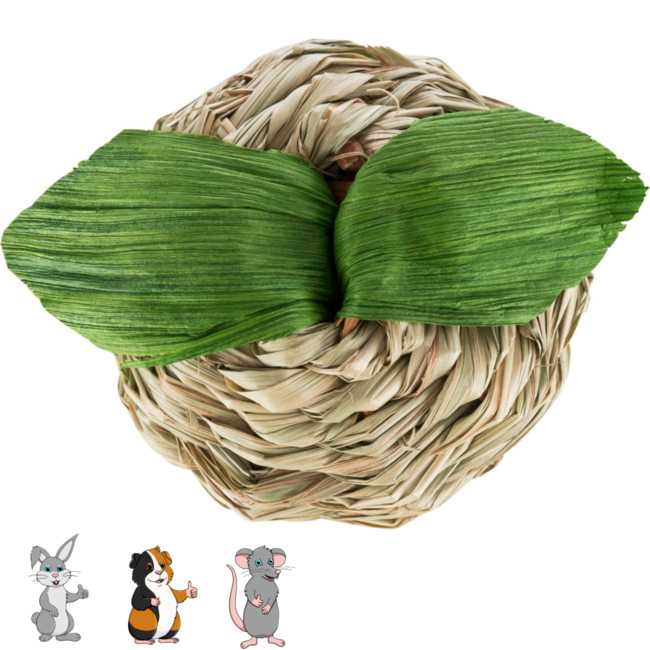 Grass Ball in Apple Shape Ø 7 cm