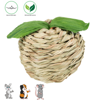 Trixie Grass Ball in Apple Shape Ø 7 cm