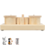 Snack cups - Enrichment game for rabbits and rodents - 15 x 6 x 4.5 cm - Wood