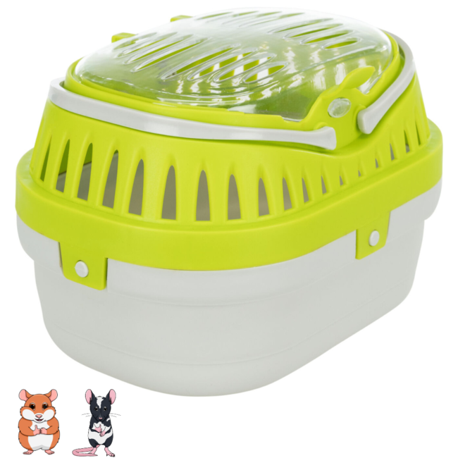 Vervoersbakje voor knaagdieren - Transport - 18x12x13 cm - Assorti