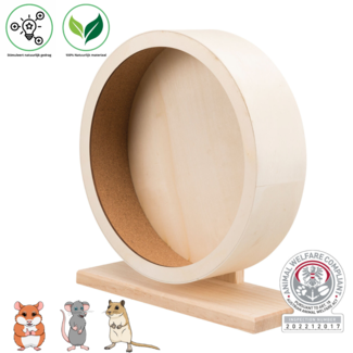 Trixie Running wheel ø 28 cm - Wood