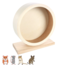 Geluidstil loopwiel - Looprad voor goudhamsters en ratten - ø 33 cm - Hout
